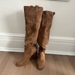 Vici Brown Heeled Boots